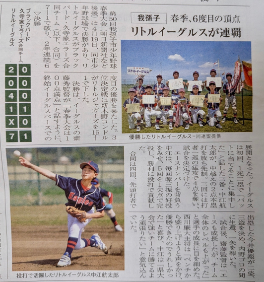 6年生チーム　朝日スポーツキッズ紙の取材を受けました